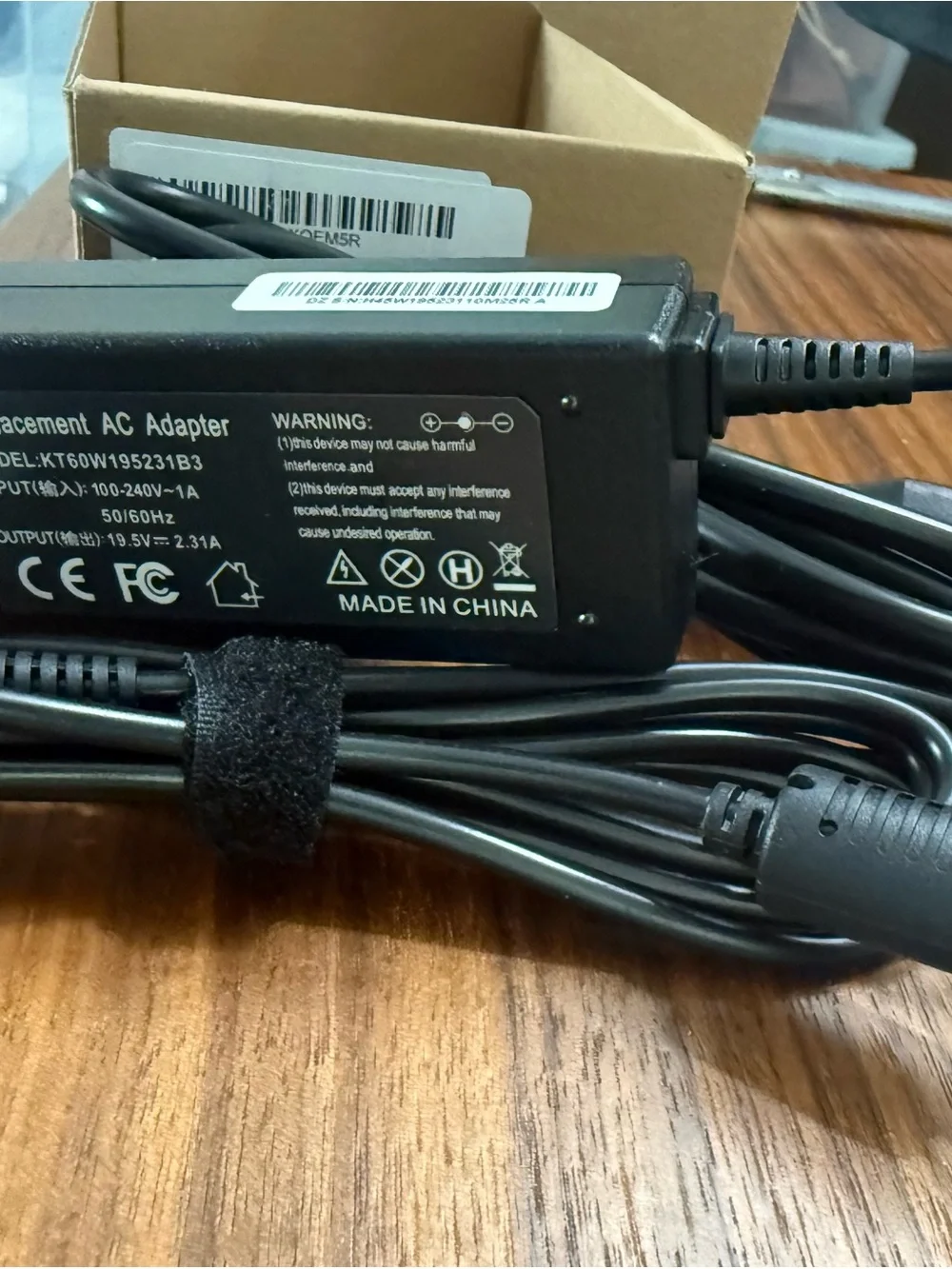 New in Box USB-C fast charger HP Laptop Compatible.